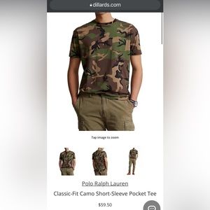 Ralph Lauren Size Small Camo T-Shirt